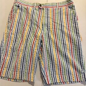 Loudmouth Shorts Mens Rainbow Striped Wild Golf Long